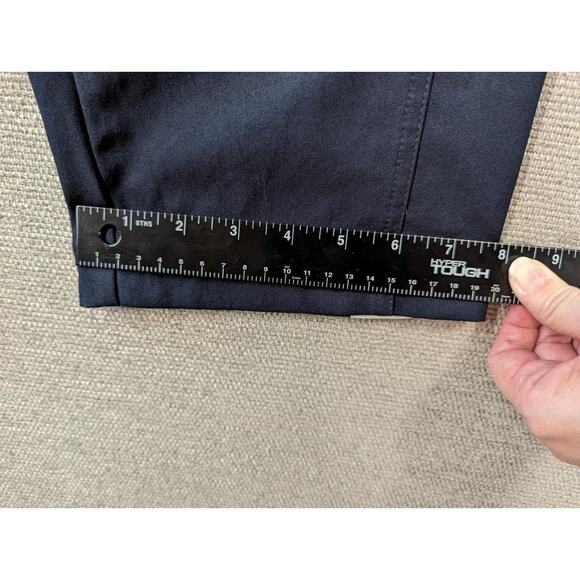 Nike Womens Athletic Dri-Fit Yoga Capri Pants Size Medium 8/10 Blue -1223G26 - Picture 7 of 9